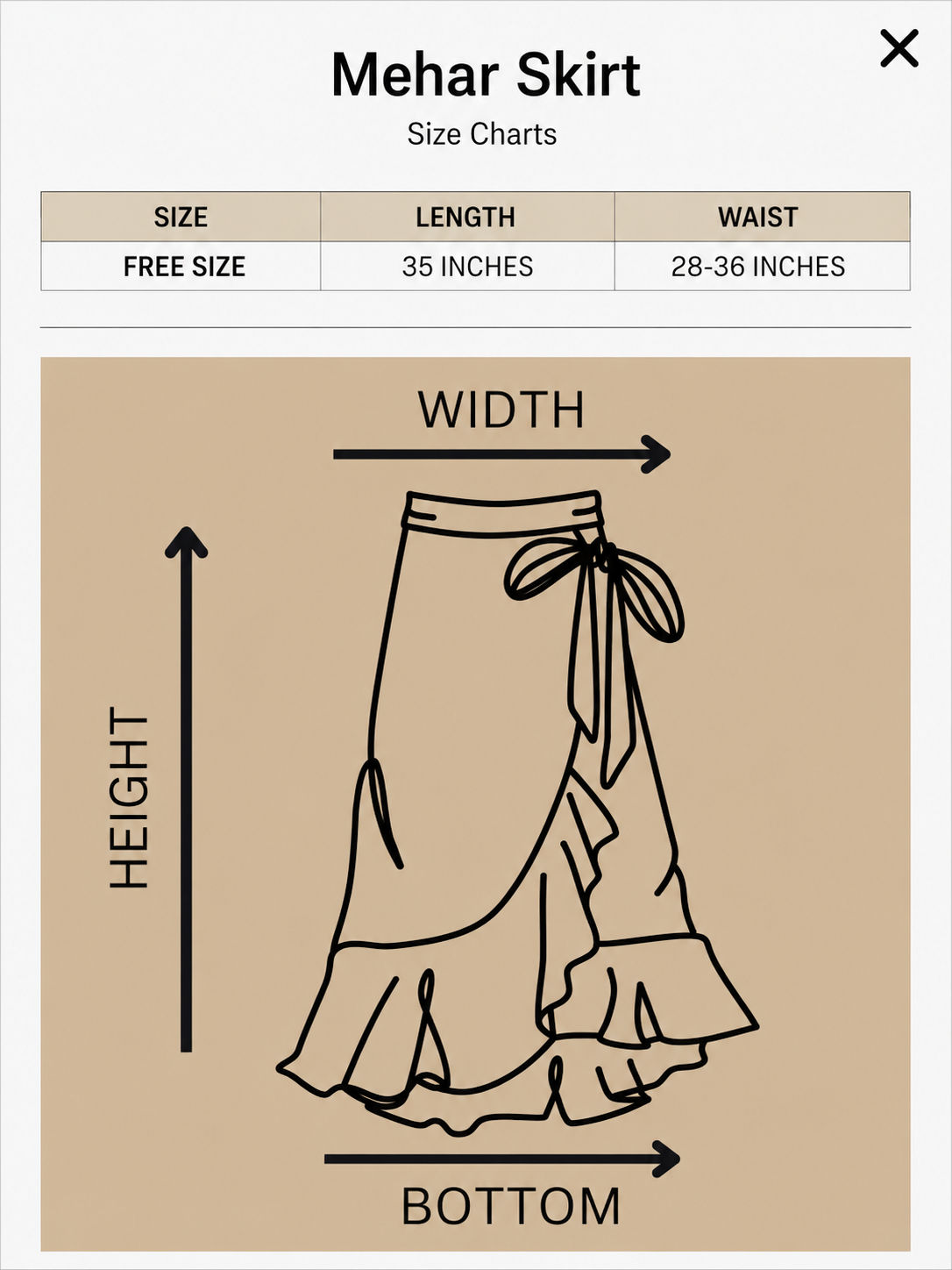 Mehar Skirt